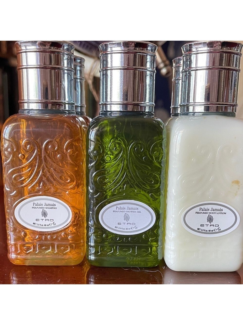 Etro Palais Jamais Body Wash Trio - Orange, Green, White